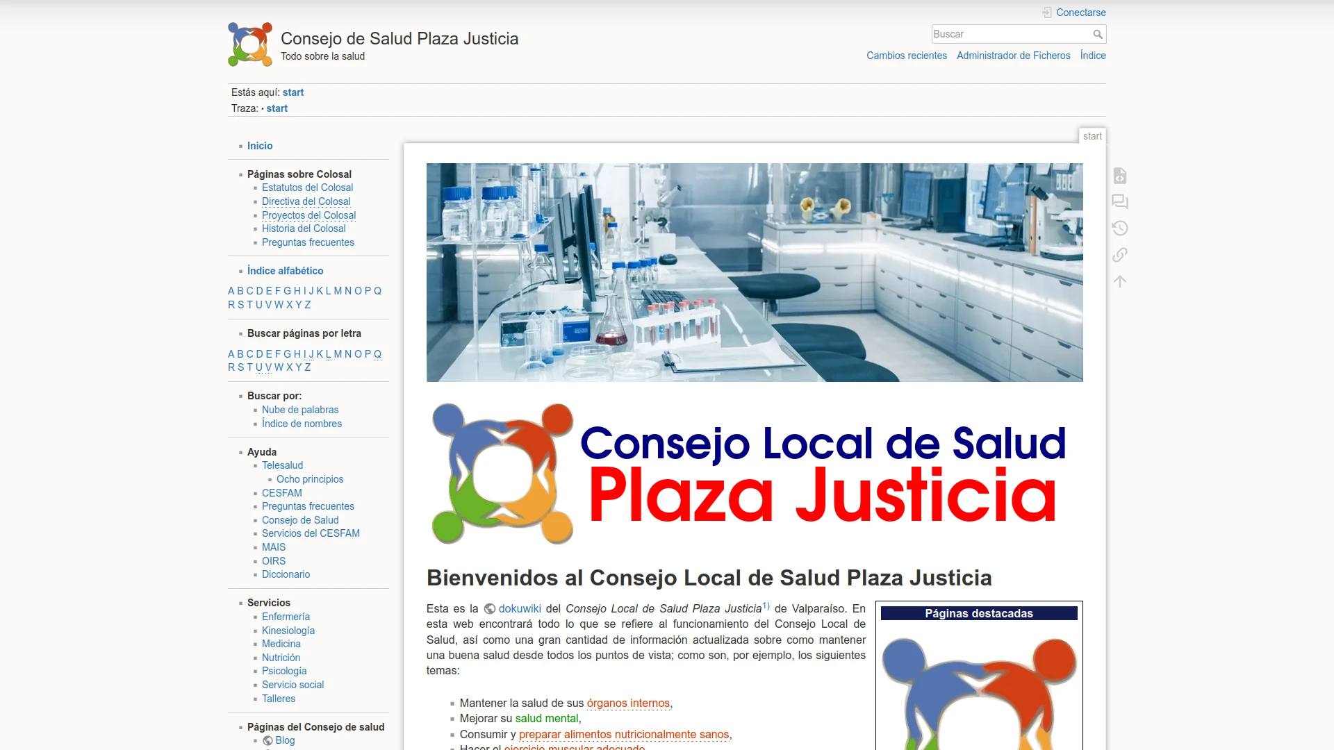 DokuWiki del CODES Plaza Justicia